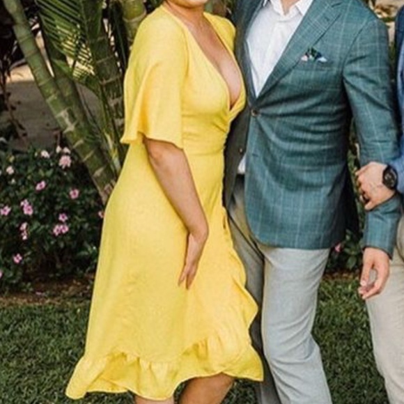 Midi Length Wrap Dress - Picture 2 of 2